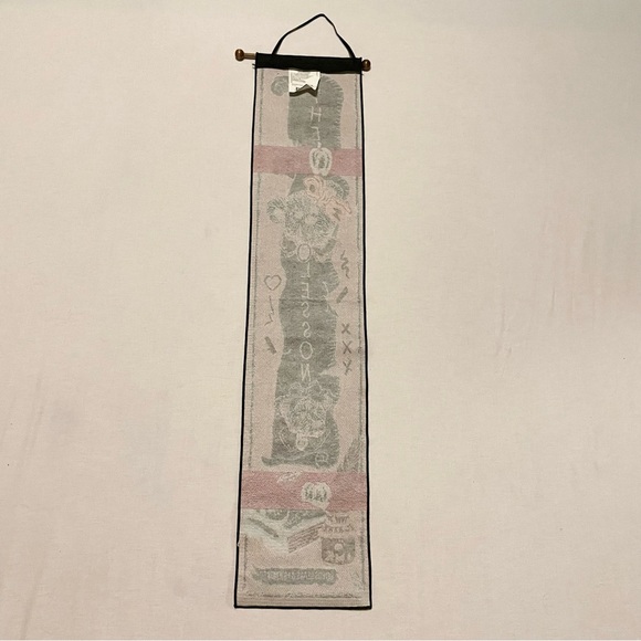 Vintage The Lesson Classroom Bedroom Tapestry Wall Hanging Banner Boyds Bears - Picture 8 of 16